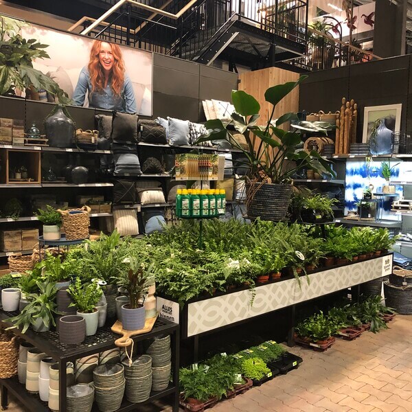 Beatiful presentation garden center store